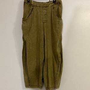 Free People Olive Green Pants